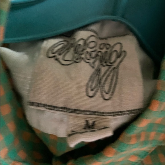 Ace & Jig Green and Yellow Checkered Winnie Top - Picture 3 of 3